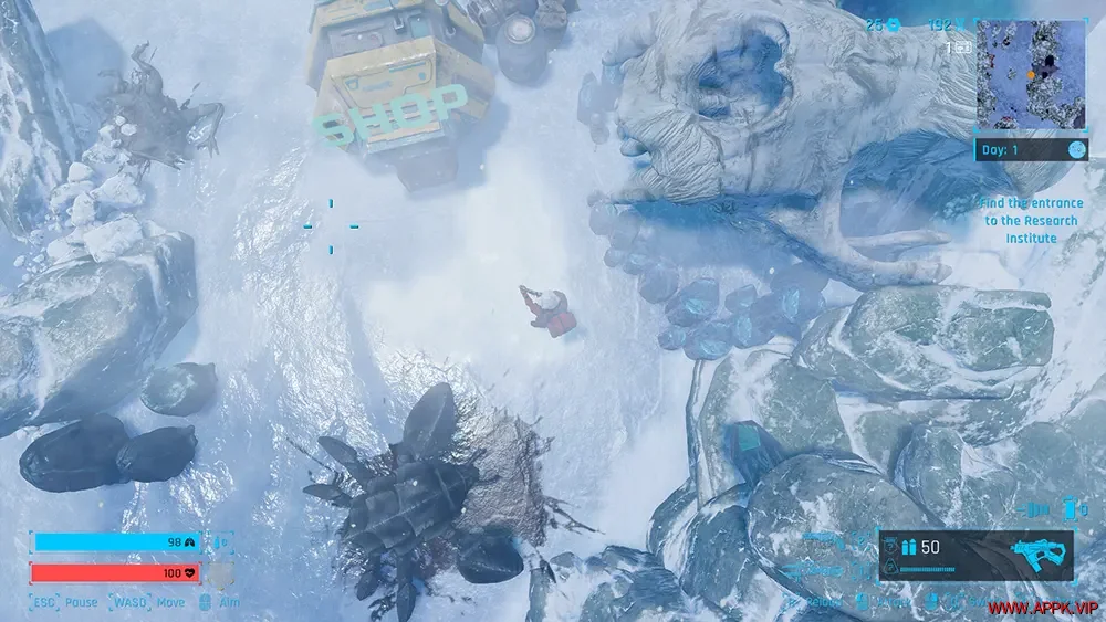 弹药和氧气(Ammo and Oxygen)俯视角动作生存游戏|下载