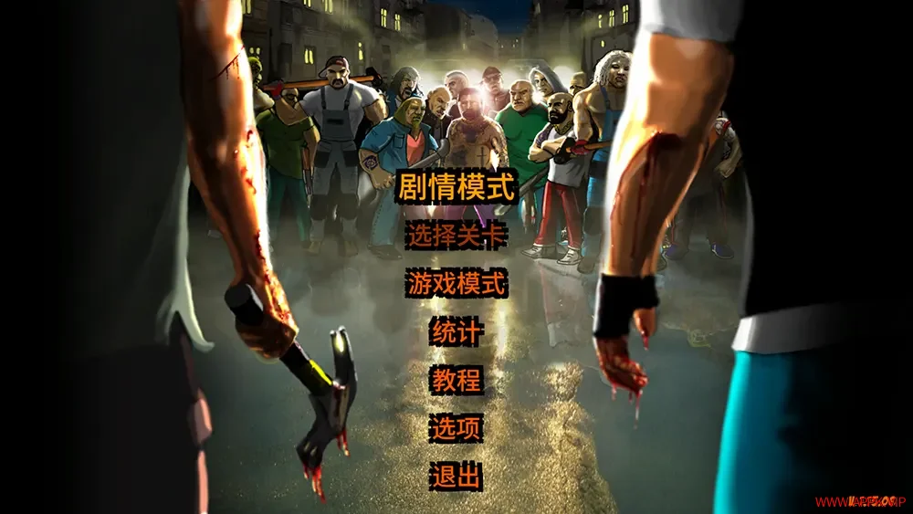 弗兰科与瘦子暴力之拳(Skinny & Franko Fists of Violence)2D清版动作游戏|下载