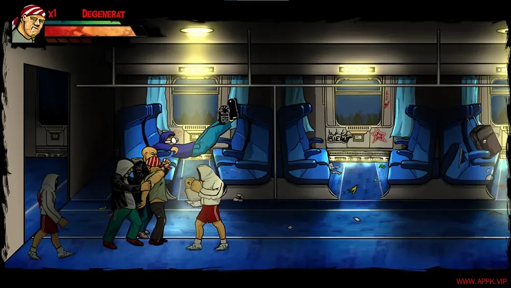 弗兰科与瘦子暴力之拳(Skinny & Franko Fists of Violence)2D清版动作游戏|下载