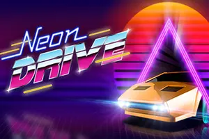 霓虹飞车(Neon Drive)复古未来障碍物躲避游戏|下载