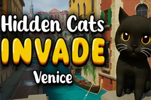 隐藏的猫咪入侵威尼斯(Hidden Cats Invade Venice)休闲找猫游戏|下载